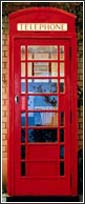 549 Telephone Booth Door Mural