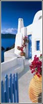 597 Santorini Terrace Door Mural