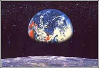 8-019 Earth/Moon Wall Mural