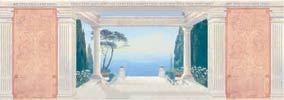 4-083 Riviera Balcony Wall Mural Extension