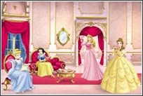 BM059901M Disney Ballroom Princess Wall Mural