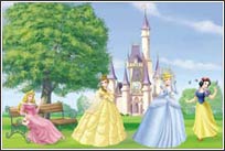 BM059902M Disney Princess Outdoor Scenic Wall Mural