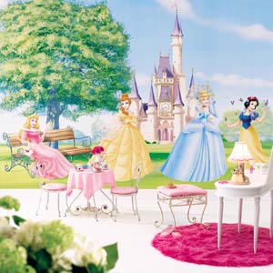 BM059902M Disney Princess Outdoor Scenic Wall Mural