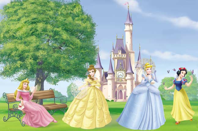 BM059902M Disney Princess Outdoor Scenic Wall Mural