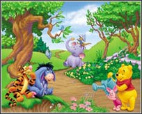 BM059906M Disney Winnie the Pooh Wall Mural