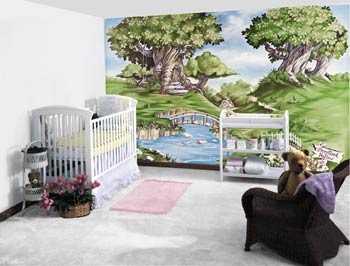 C819 Storybook Hollow Wall Mural