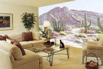 C822 Desert in Bloom Wall Mural