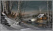 C921 Evening with Friends Wall Mural by Terry Redlin
