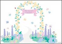 EW0501 My Secret Garden Wall Mural Kit