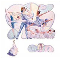 HA20262 Ballet Wall Mural