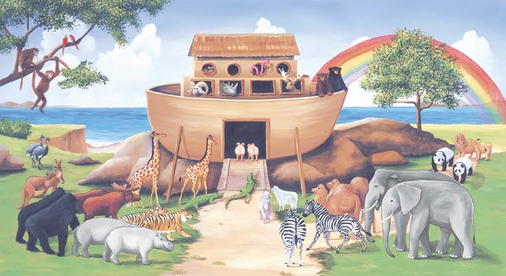 KA5814750NOAH Noah's Ark Mural