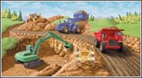 KA5814790CONSTRUCTION Construction Site Mural