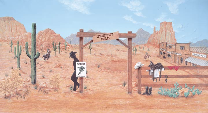 KA5814830WILDWEST Wild Wild West Mural