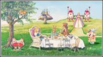 KA5814880ALICE Alice in Wonderland Mural