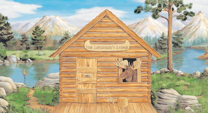 KA5814900CABIN Cabin Fever Mural