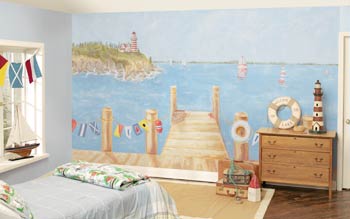 KA5814920DOCK Sail Away Mural