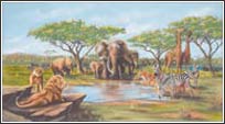 KA5815020SAFARI On Safari Mural