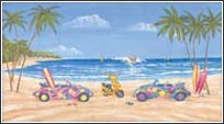 KA5815040SURF Surf's Up Mural