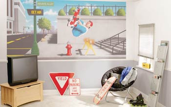KA5815050SKATE Get Air Mural