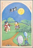 KA5815070RHYMES Hey Diddle Diddle Nursery Rhyme Window