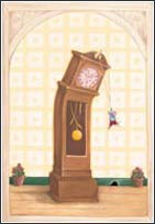 KA5815090RHYMES Hickory Dickory Dock Nursery Rhyme Window