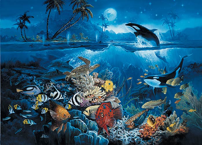 PR1818 Under Sea Paradise Wall Mural