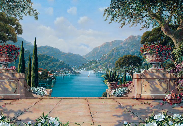 PR98087 Bellagio Wall Mural
