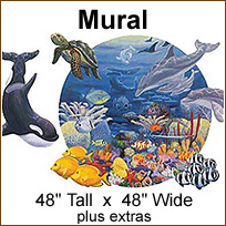 RTZ20263 Under the Sea Wall Mural 1