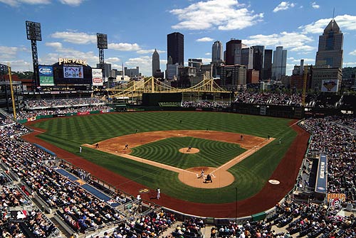 SB1098 Wallpaper Stadium Mural: PNC Park; Pittsburg Pirates - Large 8' x 12'