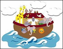 WN0001 Noah's Ark Wall Mural Kit
