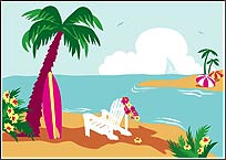 WN0025 Tropical Wall Mural