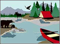 WN0027 Camping Wall Mural Kit