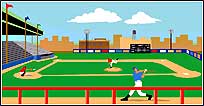 WN0029 Baseball Stadium Wall Mural