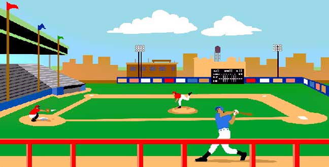 WN0029 Baseball Stadium Wall Mural
