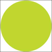 BRWP90227 Wall Pops! in.stylin' greenin. Green Dot