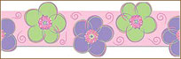 BRWP93732 Wall Pops! Poppie Flower Strip