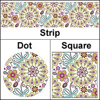BRWPKALEIDOSCOPE Wall Pops! Kaleidoscope