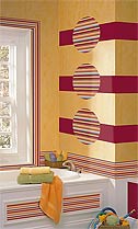 BRWPRIBBONRED Wall Pops! Ribbon Candy in Red
