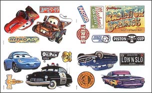 BM1779 CARS Victory Lane Wall Decals