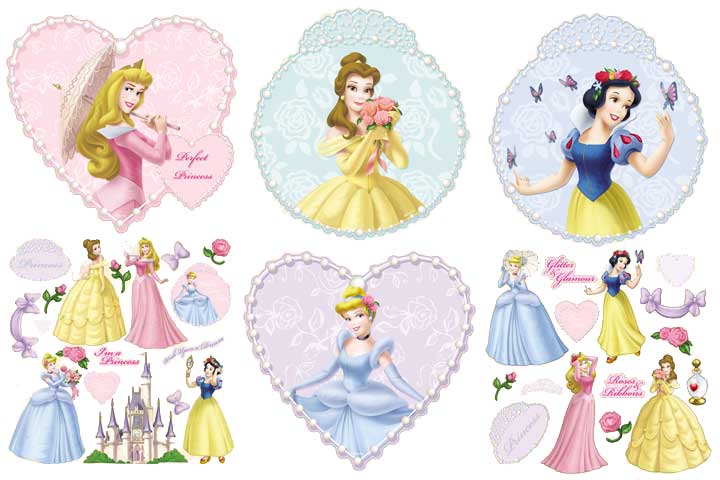 BM31420650 Disney Walls My Way Princess & Pearls