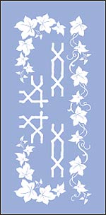 BM83000950 Ivy Instant Etching Stencil