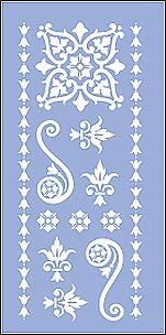 BM83000970 Scroll Instant Etching Stencil