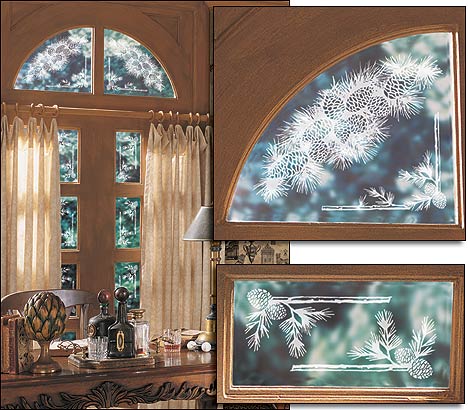 BM83000980 Pinecone Instant Etching Stencil