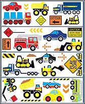 BRST96402 Tonka Jumbo Wall Decals