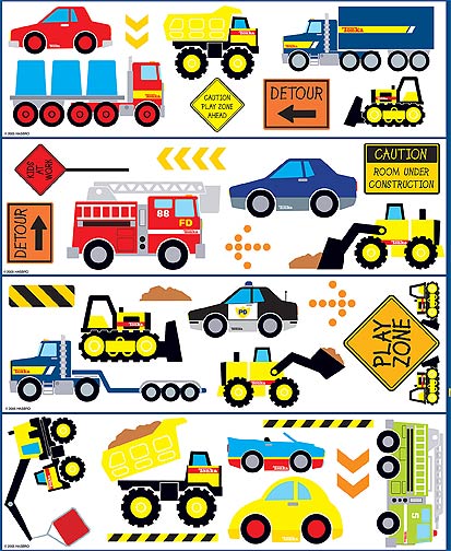 BRST96402 Tonka Jumbo Wall Decals