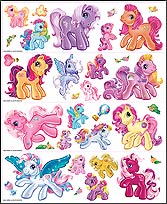 BRST96403 My Little Pony Jumbo Wall Decals