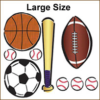 BU1477 Sports Fun Jumbo Wall Decals