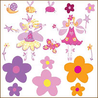 BU1822 Fairies Wall Decals