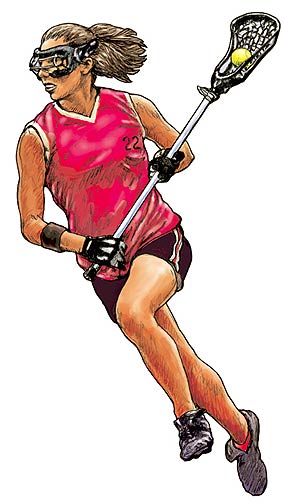 CB113 Lacrosse Player - Female