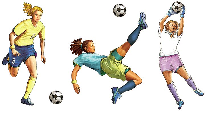 CB303 Soccer Players - Set of 3